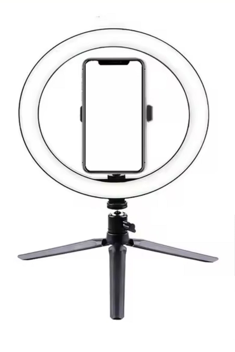 26cm LED Ring Light with Tripod Stand & Phone Holder