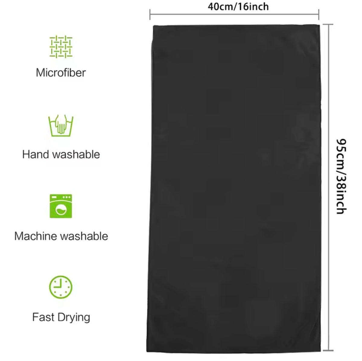 Quick-Dry Microfibre Gym Towel